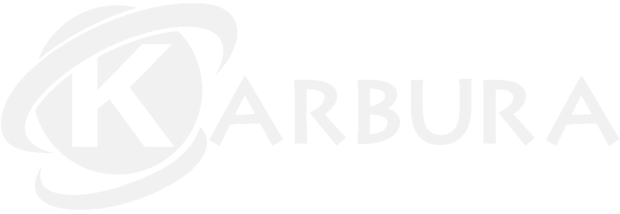Karbura Logo White